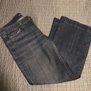 Flare cropped Seven for mankind dark wash jeans